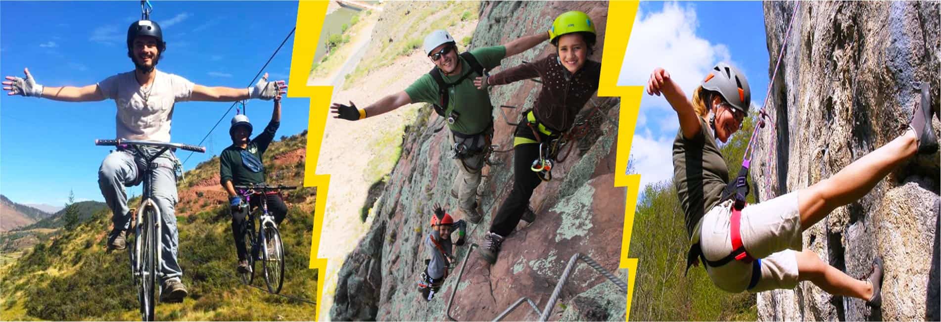 Sky bike, Rappel y Via Ferrata en Cachimayo