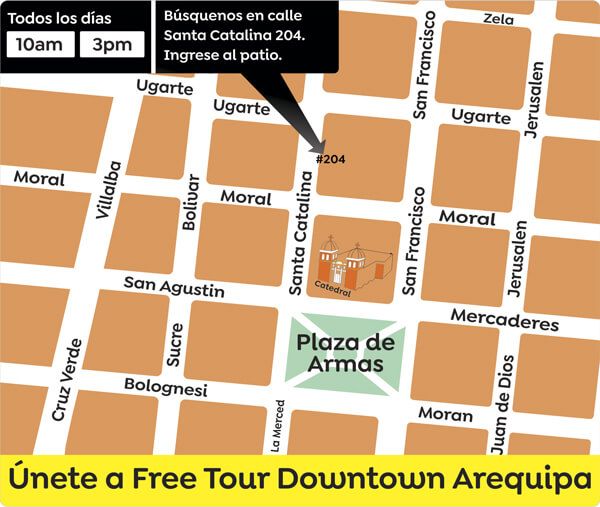 free walking tour arequipa